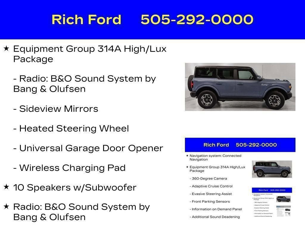 Certified 2024 Ford Bronco Outer Banks AWD/4WD image 22
