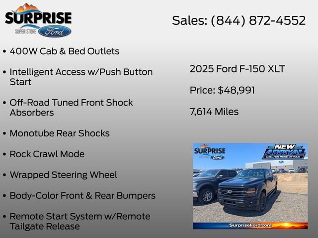 Certified 2025 Ford F150 XLT w/ Equipment Group 302A MID AWD/4WD image 19