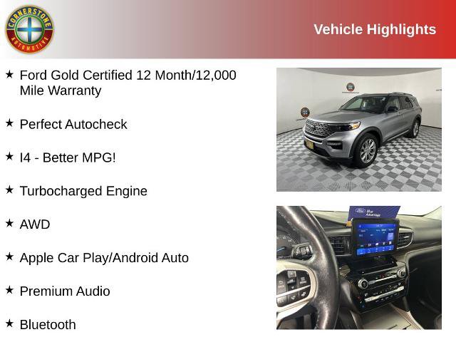 Certified 2021 Ford Explorer Limited w/ Equipment Group 301A AWD/4WD image 2