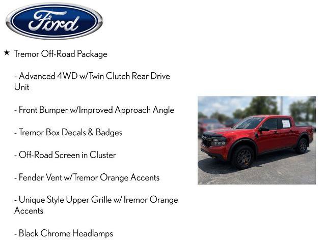 Certified 2024 Ford Maverick Tremor w/ Tremor Off-Road Package AWD/4WD image 4