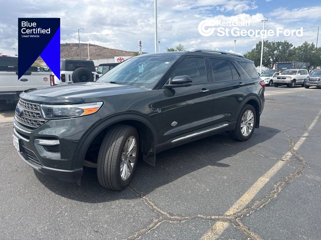 Certified 2022 Ford Explorer King Ranch w/ Class IV Trailer Tow Package AWD/4WD image 1