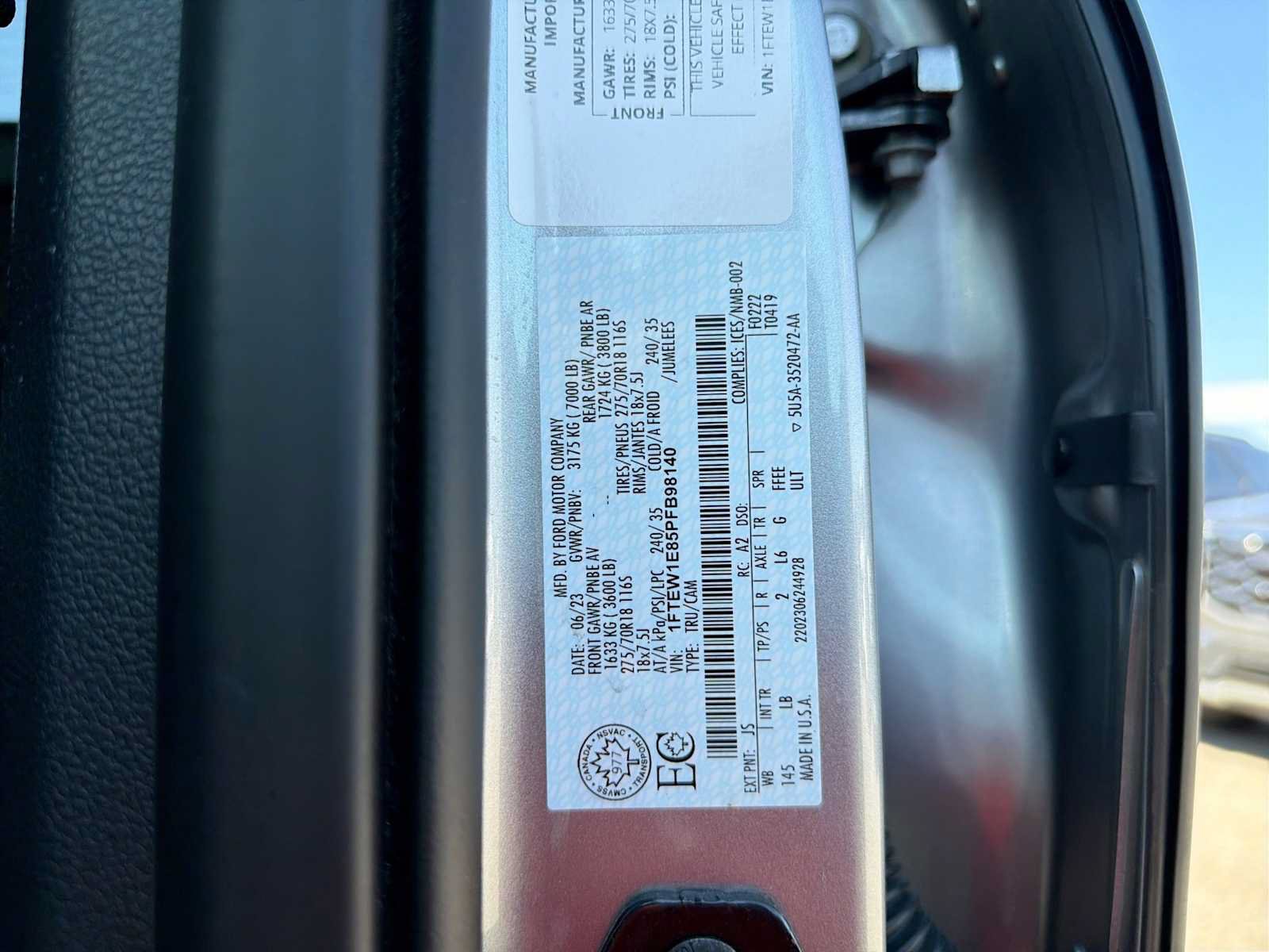 Certified 2023 Ford F150 Tremor AWD/4WD image 34