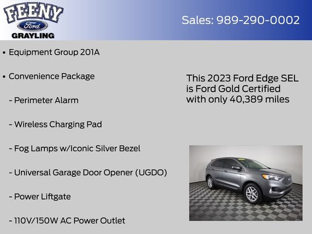 Certified 2023 Ford Edge SEL w/ Convenience Package AWD/4WD image 9