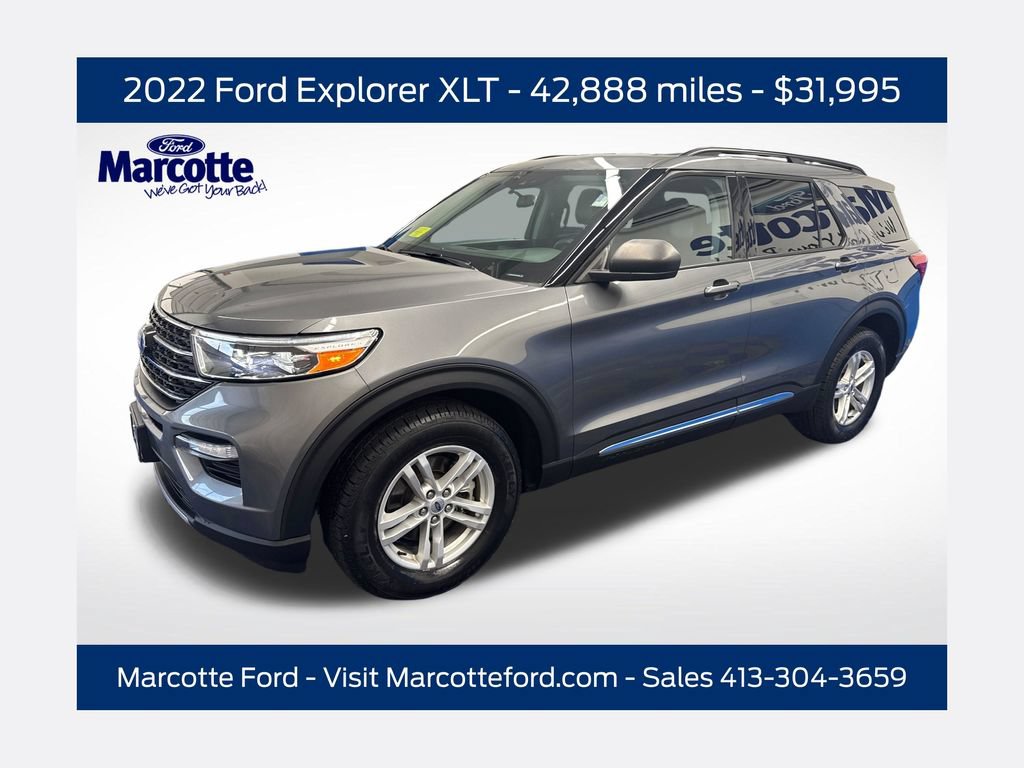 Certified 2022 Ford Explorer XLT w/ Equipment Group 202A