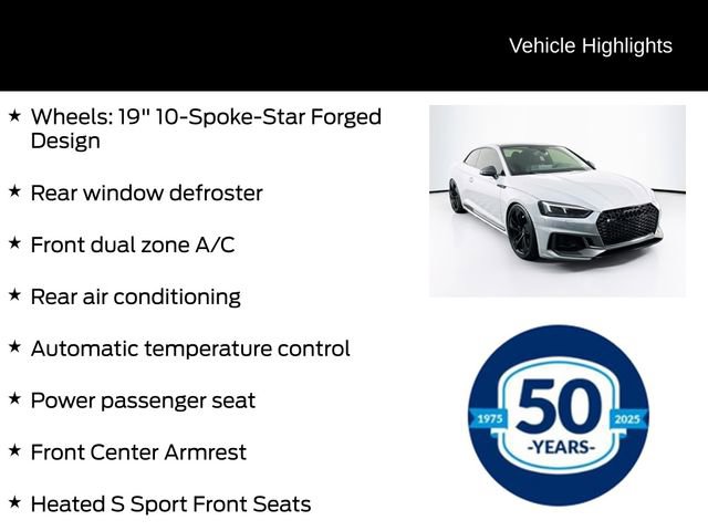 Used 2019 Audi RS 5 AWD/4WD image 10