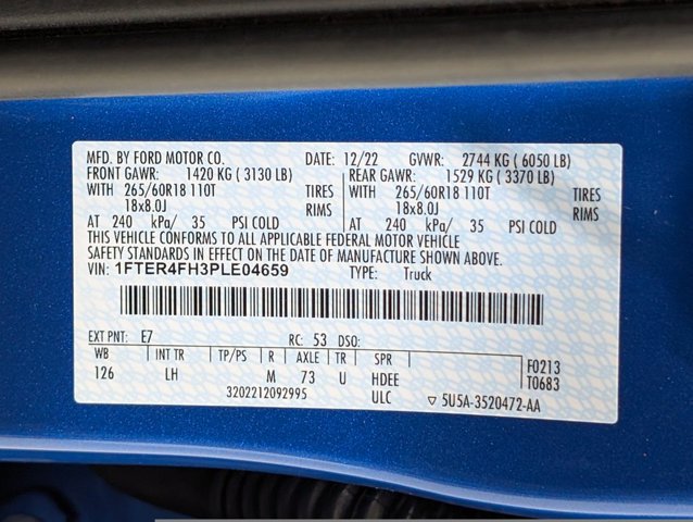 Certified 2023 Ford Ranger XLT w/ Equipment Group 301A Mid AWD/4WD image 24