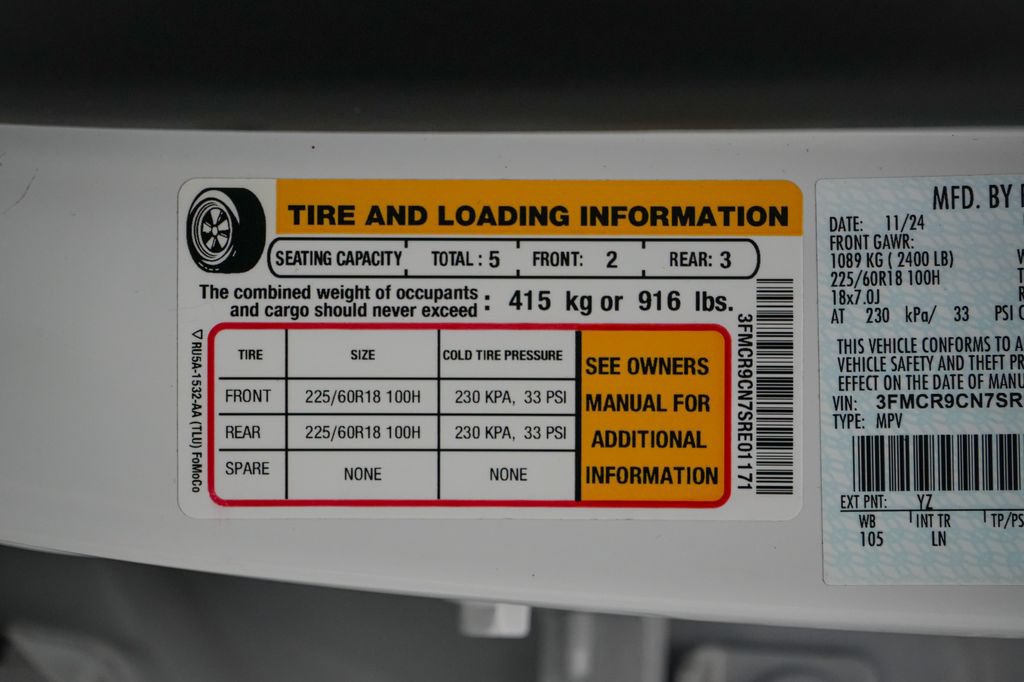 Certified 2025 Ford Bronco Sport Outer Banks w/ Outer Banks Tech Package+ AWD/4WD image 29