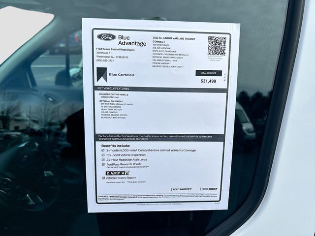 Certified 2022 Ford Transit Connect XL image 31