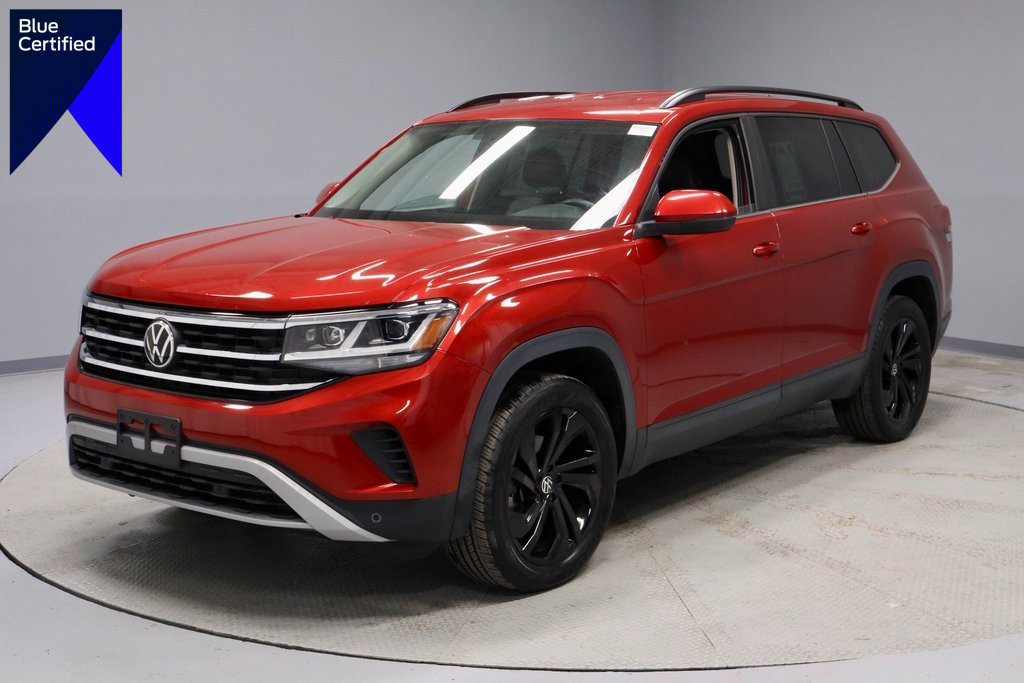 Used 2022 Volkswagen Atlas SE w/ Black Wheel Package