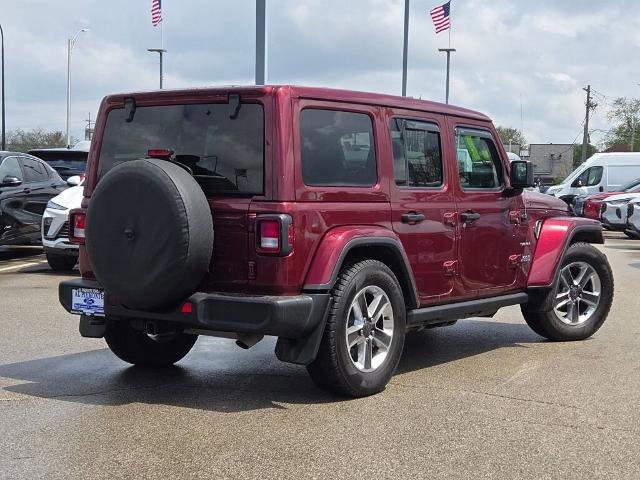 Used 2021 Jeep Wrangler Unlimited Sahara w/ Uconnect 4C Nav & Sound Group image 2