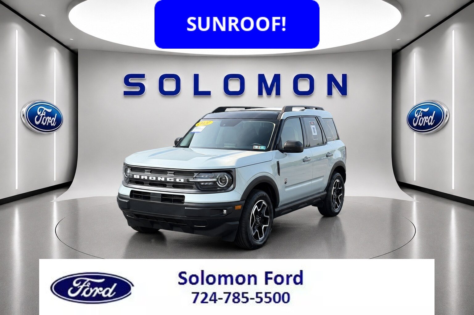 Certified 2021 Ford Bronco Sport Big Bend w/ Big Bend Package AWD/4WD image 1