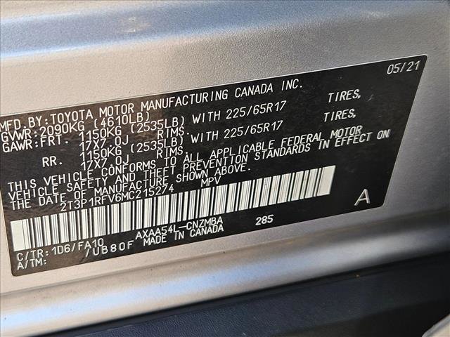 Used 2021 Toyota RAV4 XLE w/ Convenience Package image 25