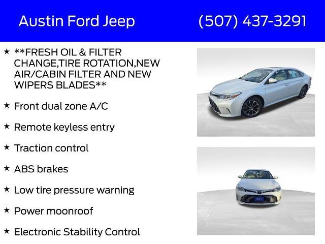 Used 2018 Toyota Avalon XLE Plus image 14