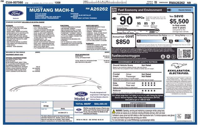 Certified 2024 Ford Mustang Mach-E GT image 32