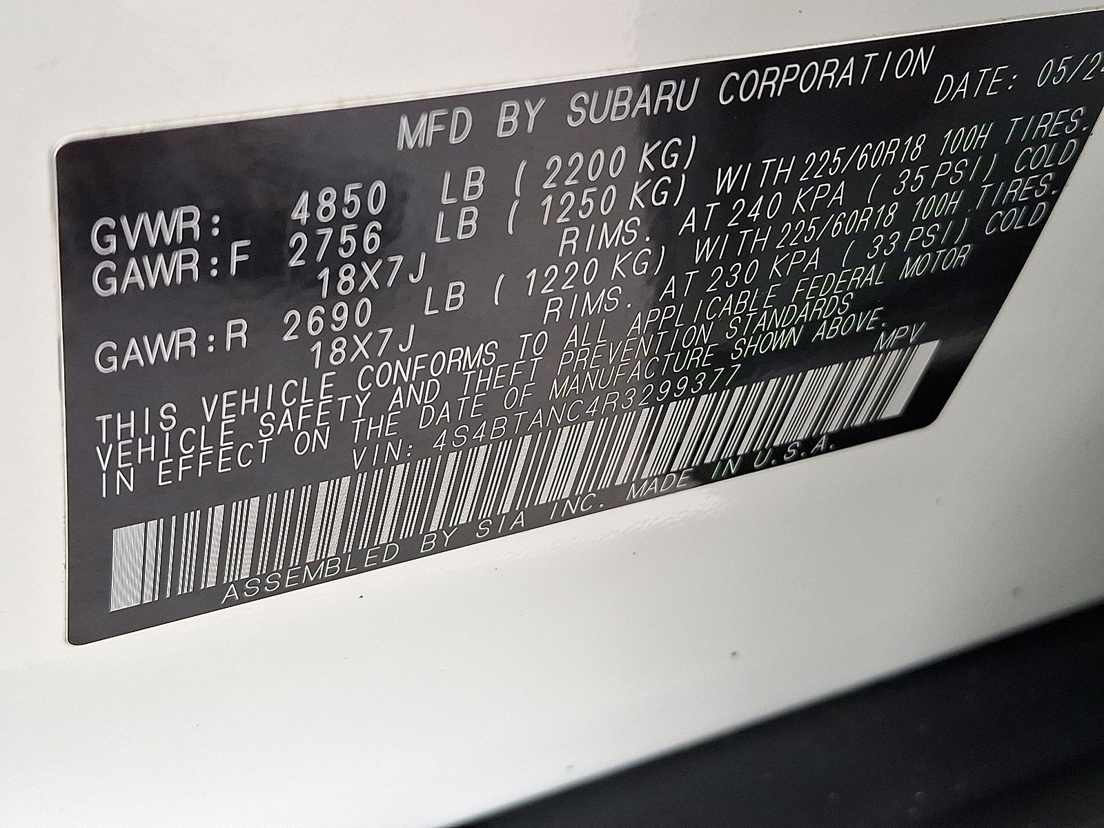 Used 2024 Subaru Outback Limited image 27