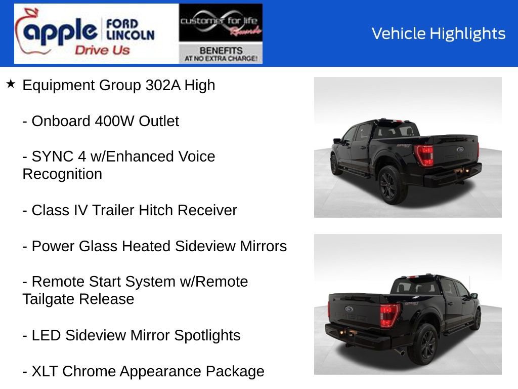 Certified 2023 Ford F150 XLT w/ Equipment Group 302A High image 12