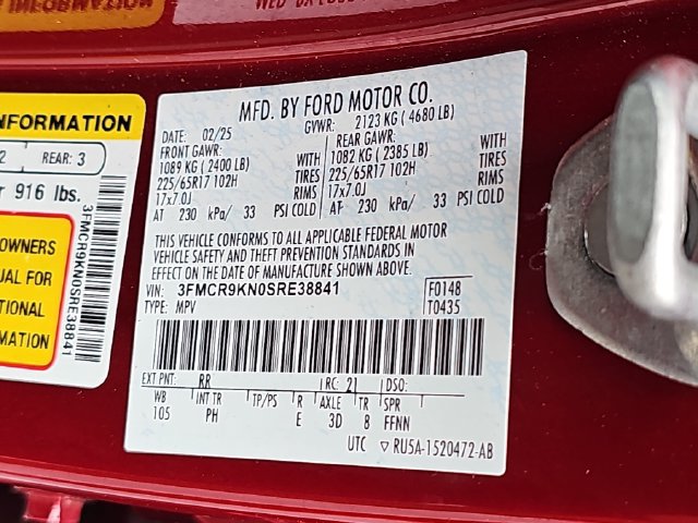 Certified 2025 Ford Bronco Sport Free Wheeling w/ Convenience Package AWD/4WD image 34