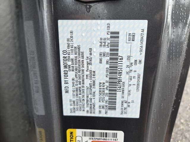 Certified 2022 Ford Mustang GT Premium w/ Equipment Group 401A RWD image 21