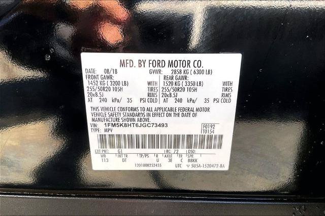 Certified 2018 Ford Explorer Platinum AWD/4WD image 36