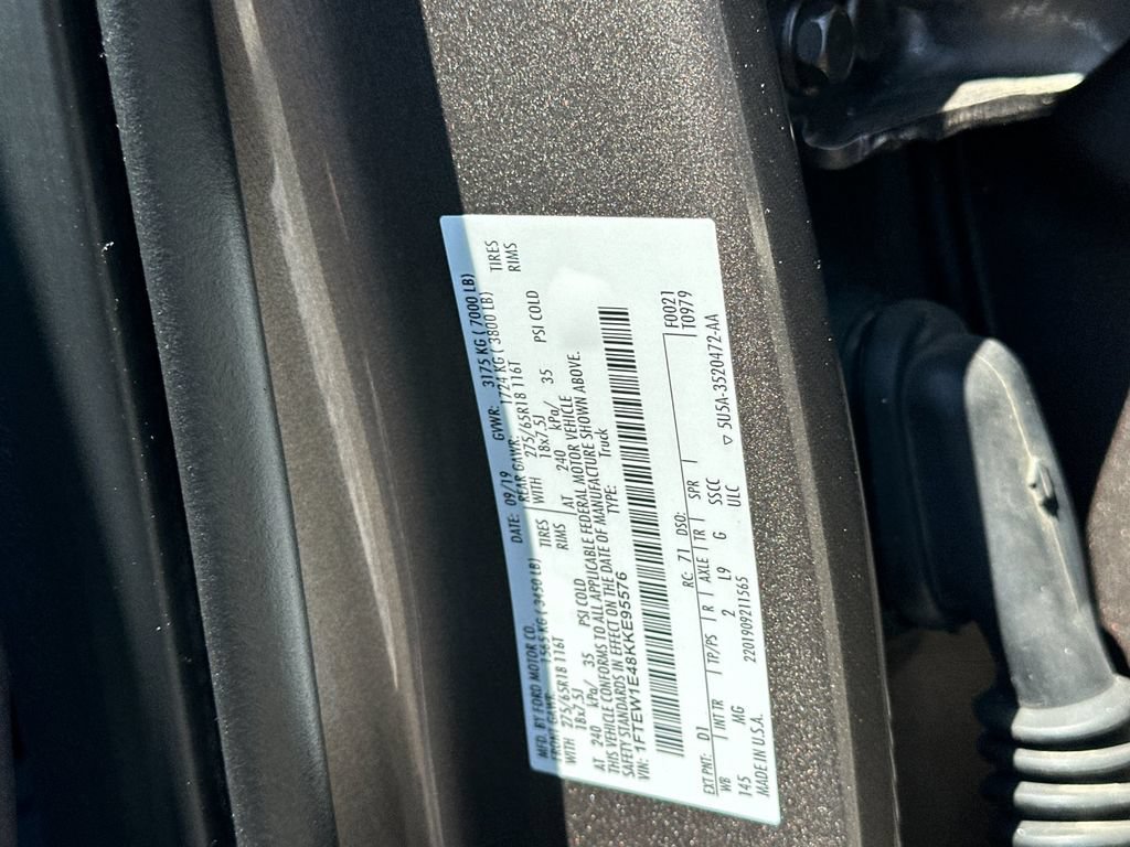 Certified 2019 Ford F150 XLT w/ Equipment Group 302A Luxury AWD/4WD image 26