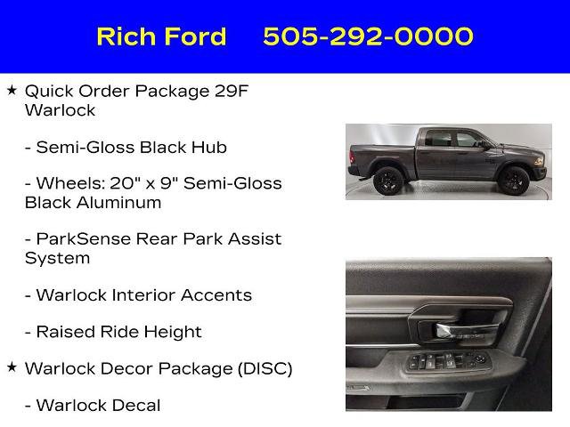 Used 2021 RAM 1500 Classic Warlock w/ Electronics Group AWD/4WD image 22