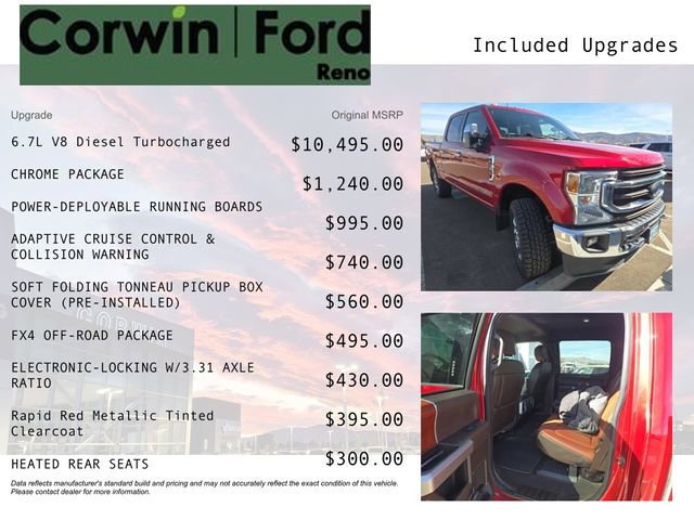 Certified 2022 Ford F350 King Ranch w/ Chrome Package image 3