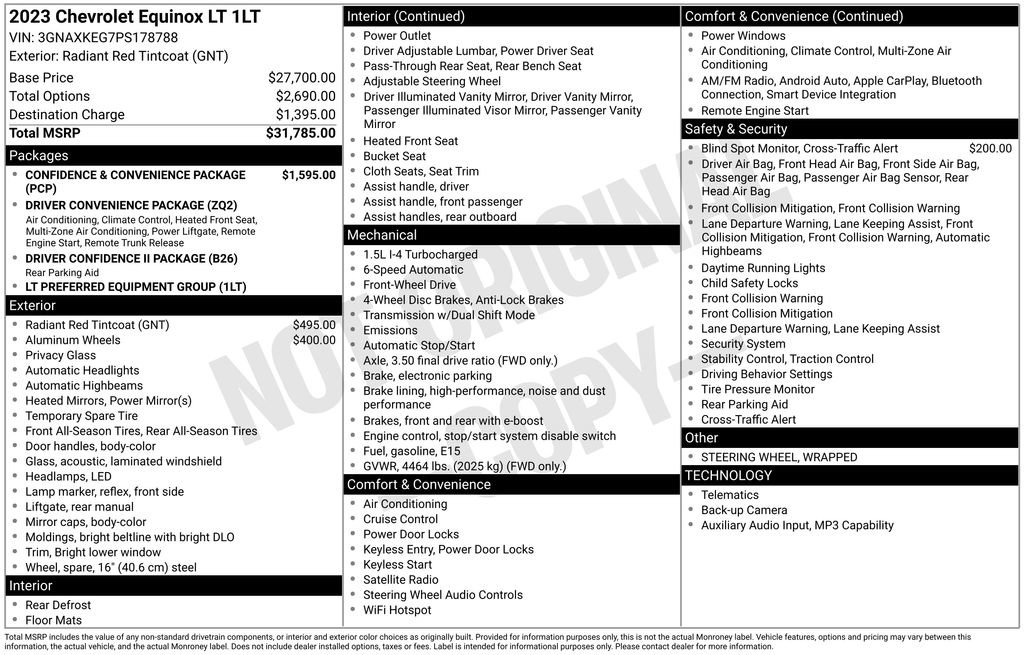 Used 2023 Chevrolet Equinox LT FWD image 7