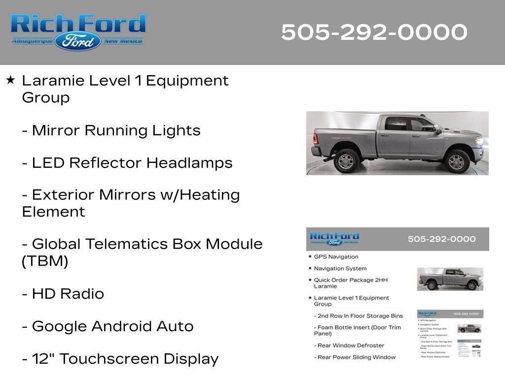 Used 2024 RAM 2500 Laramie w/ Safety Group AWD/4WD image 75
