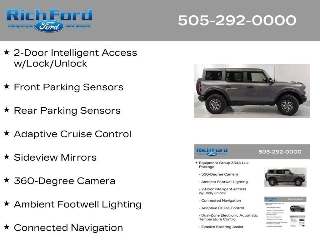 Certified 2025 Ford Bronco Badlands AWD/4WD image 52