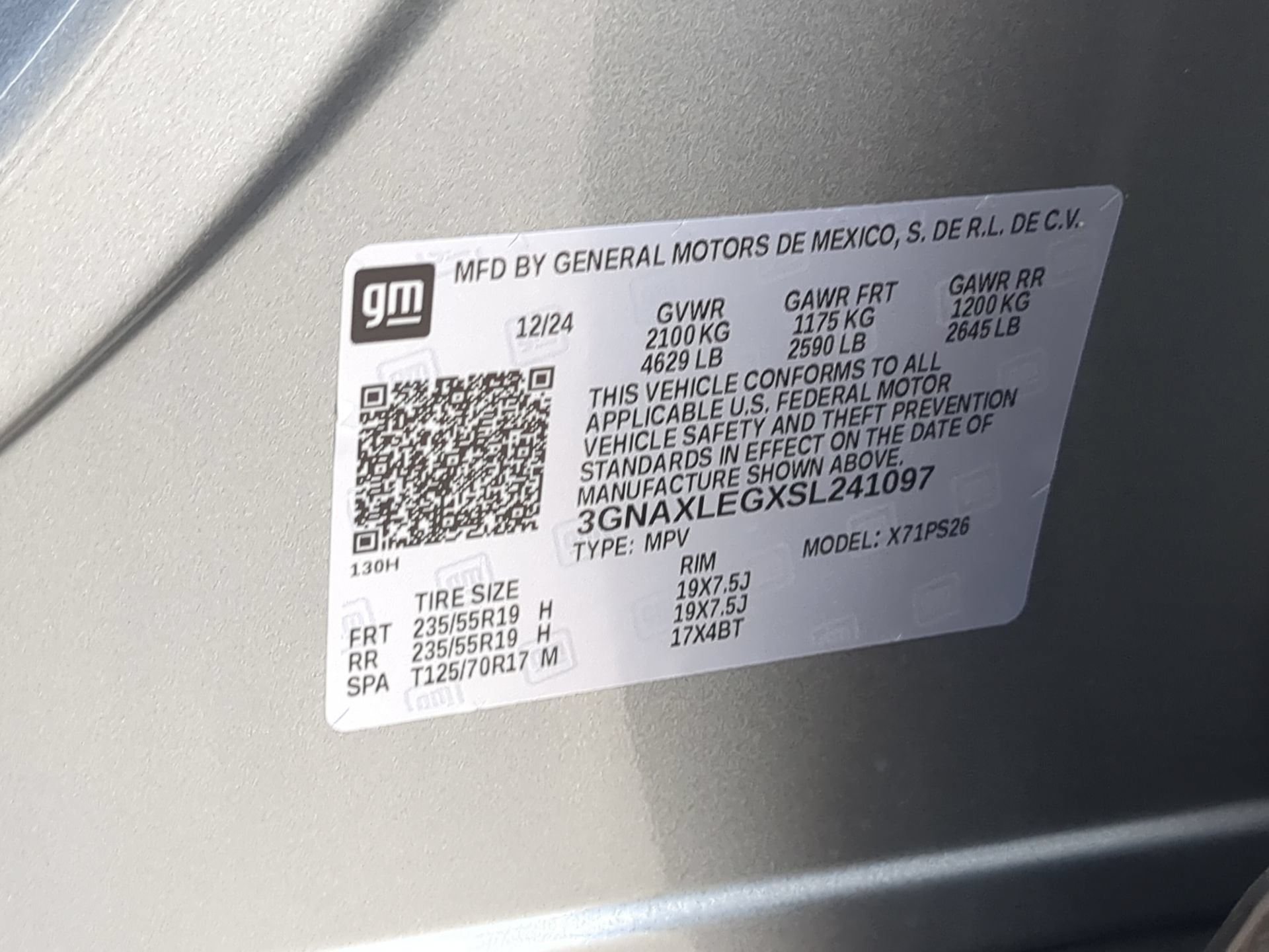 Used 2025 Chevrolet Equinox RS w/ Convenience Package III FWD image 73