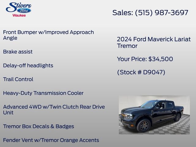 Certified 2024 Ford Maverick Tremor w/ Tremor Off-Road Package AWD/4WD image 27