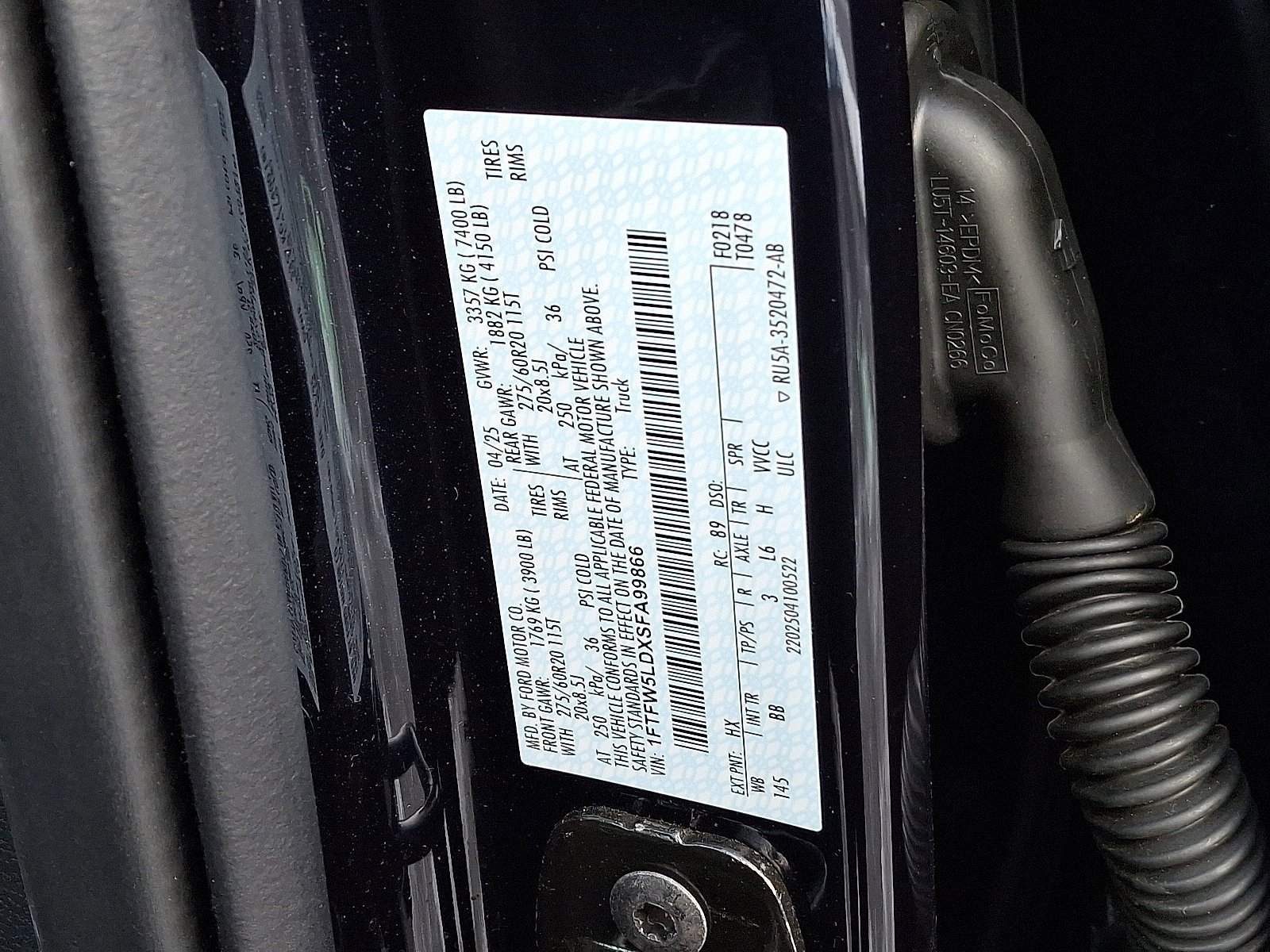 Certified 2025 Ford F150 Lariat w/ Equipment Group 501A Mid image 27