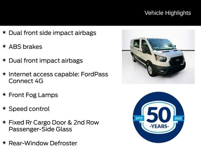 Certified 2025 Ford Transit 250 Low Roof w/ Exterior Upgrade Package RWD image 21