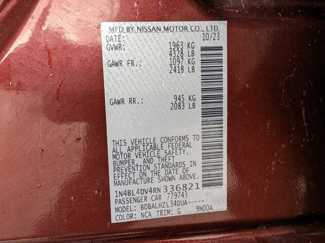 Used 2024 Nissan Altima 2.5 SV FWD image 32