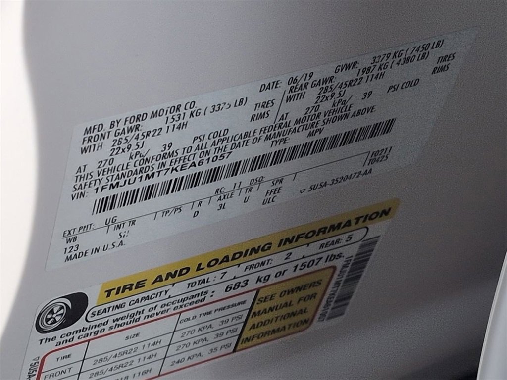 Certified 2019 Ford Expedition Platinum image 36