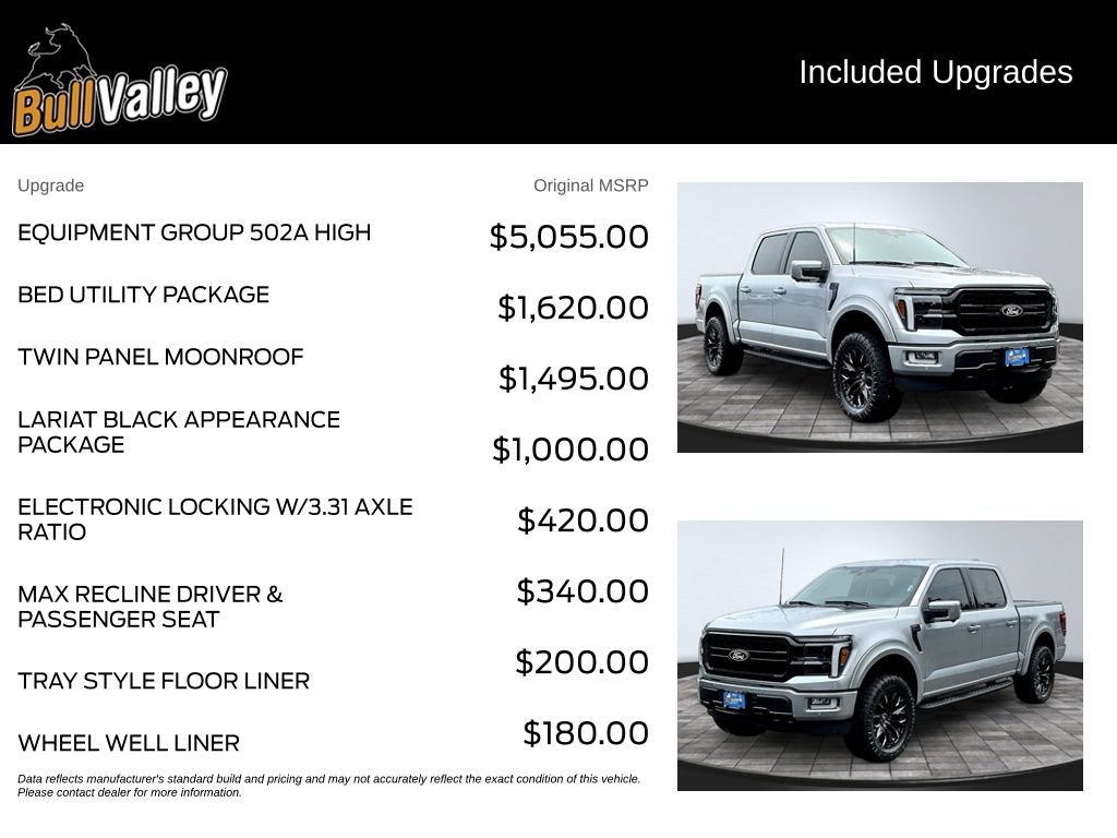 Certified 2024 Ford F150 Lariat w/ Equipment Group 502A High AWD/4WD image 11