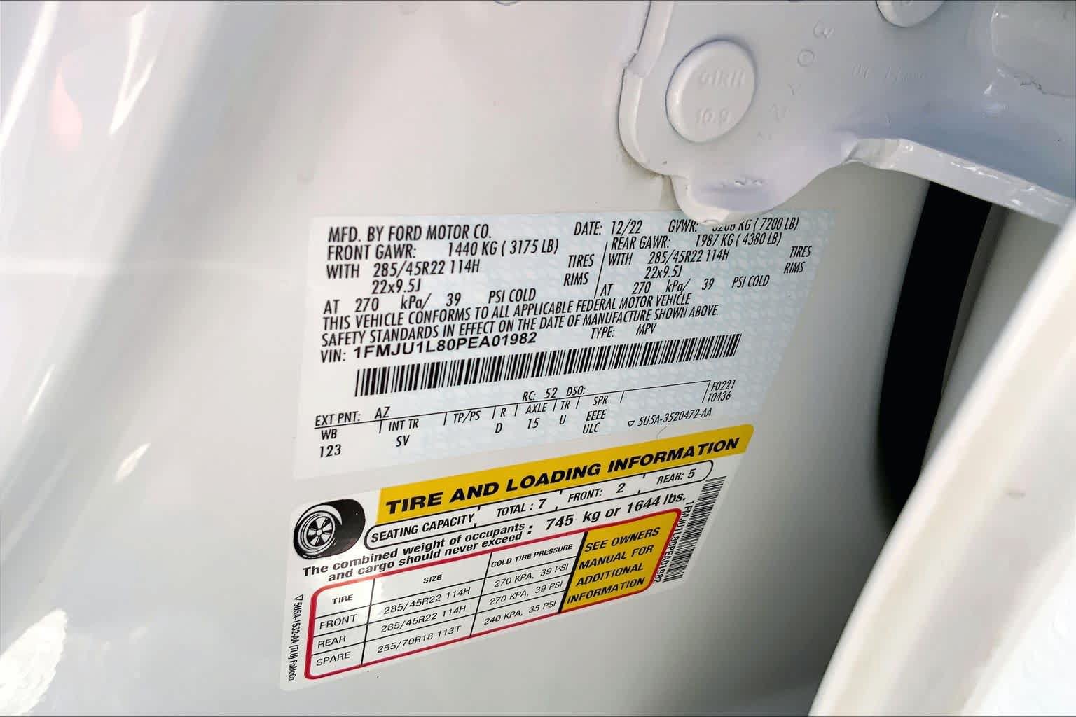 Certified 2023 Ford Expedition Platinum RWD image 34