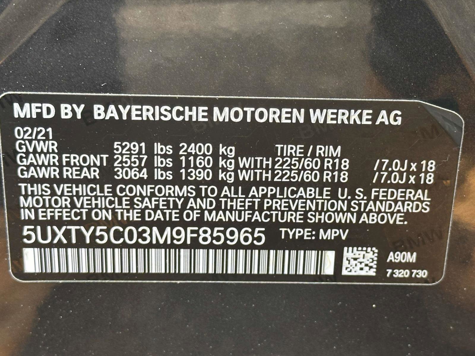 Used 2021 BMW X3 xDrive30i w/ Convenience Package image 30