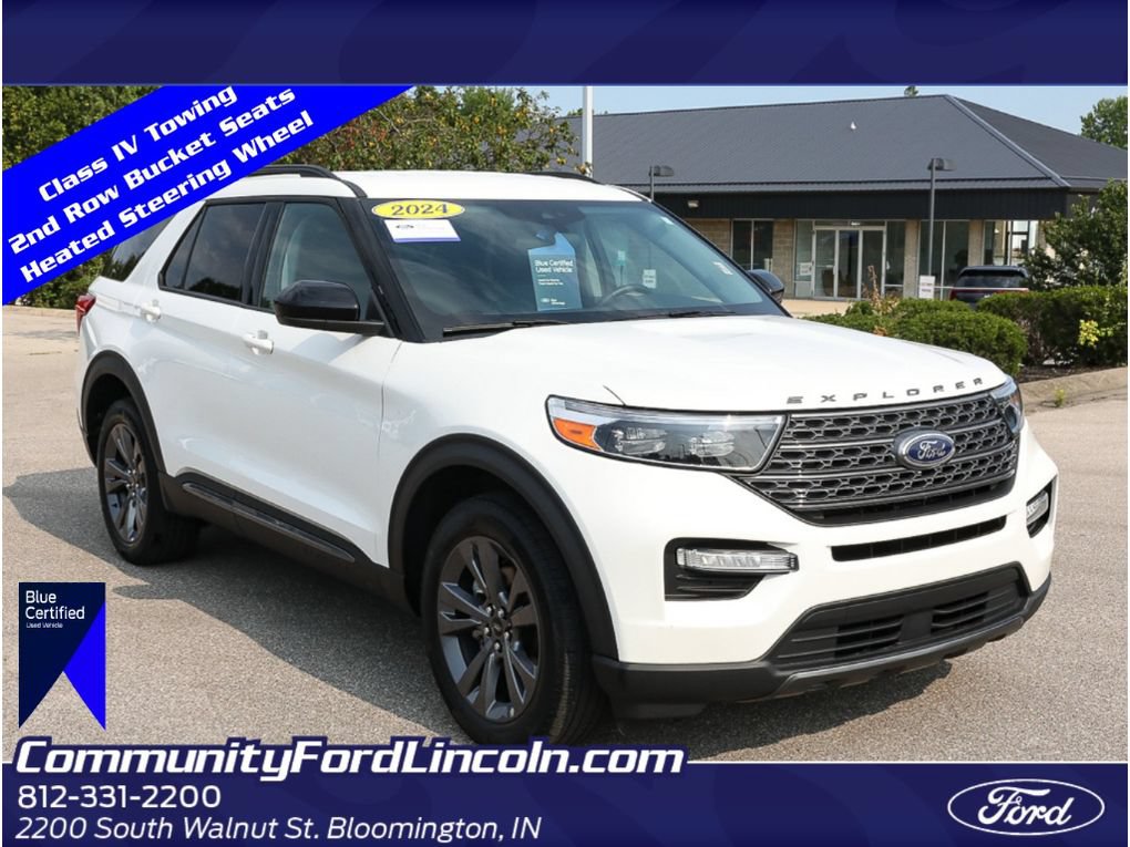 Certified 2024 Ford Explorer XLT w/ Equipment Group 202A
