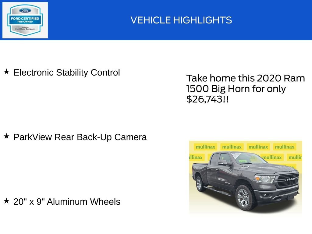 Used 2020 RAM 1500 Big Horn image 19