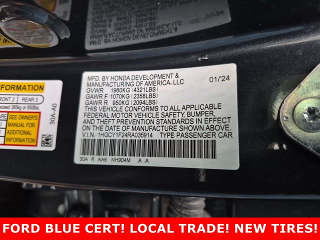 Used 2024 Honda Accord LX image 29