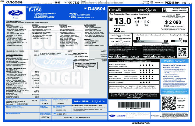 Certified 2023 Ford F150 XLT w/ Equipment Group 302A High AWD/4WD image 36