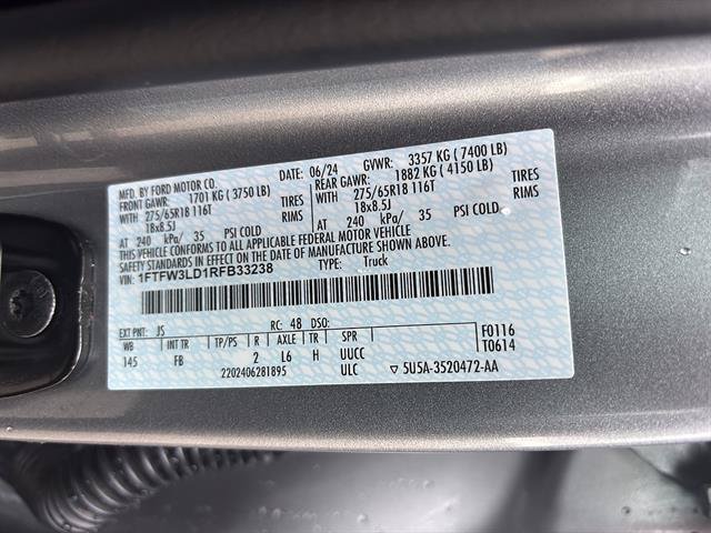 Certified 2024 Ford F150 XLT w/ Equipment Group 302A MID AWD/4WD image 21