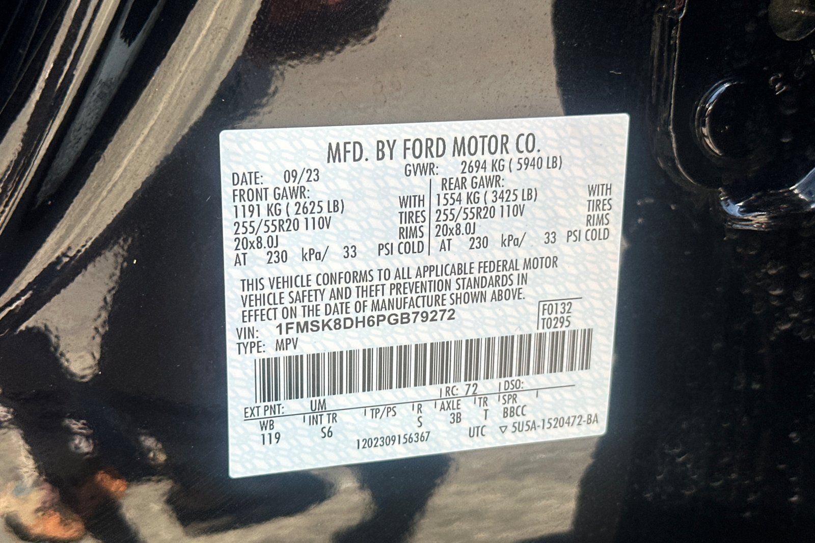 Certified 2023 Ford Explorer XLT w/ Equipment Group 202A AWD/4WD image 59