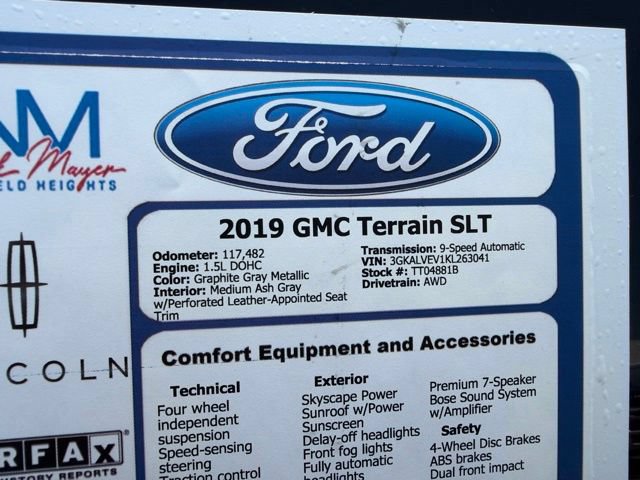 Used 2019 GMC Terrain SLT w/ Preferred Package AWD/4WD image 42