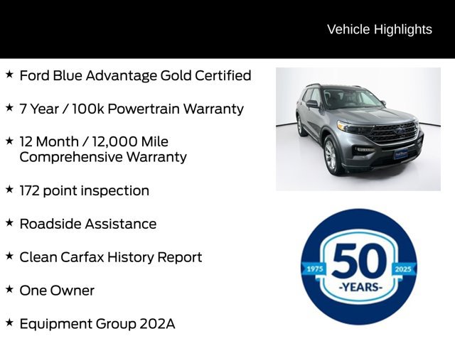 Certified 2023 Ford Explorer XLT w/ Equipment Group 202A AWD/4WD image 6