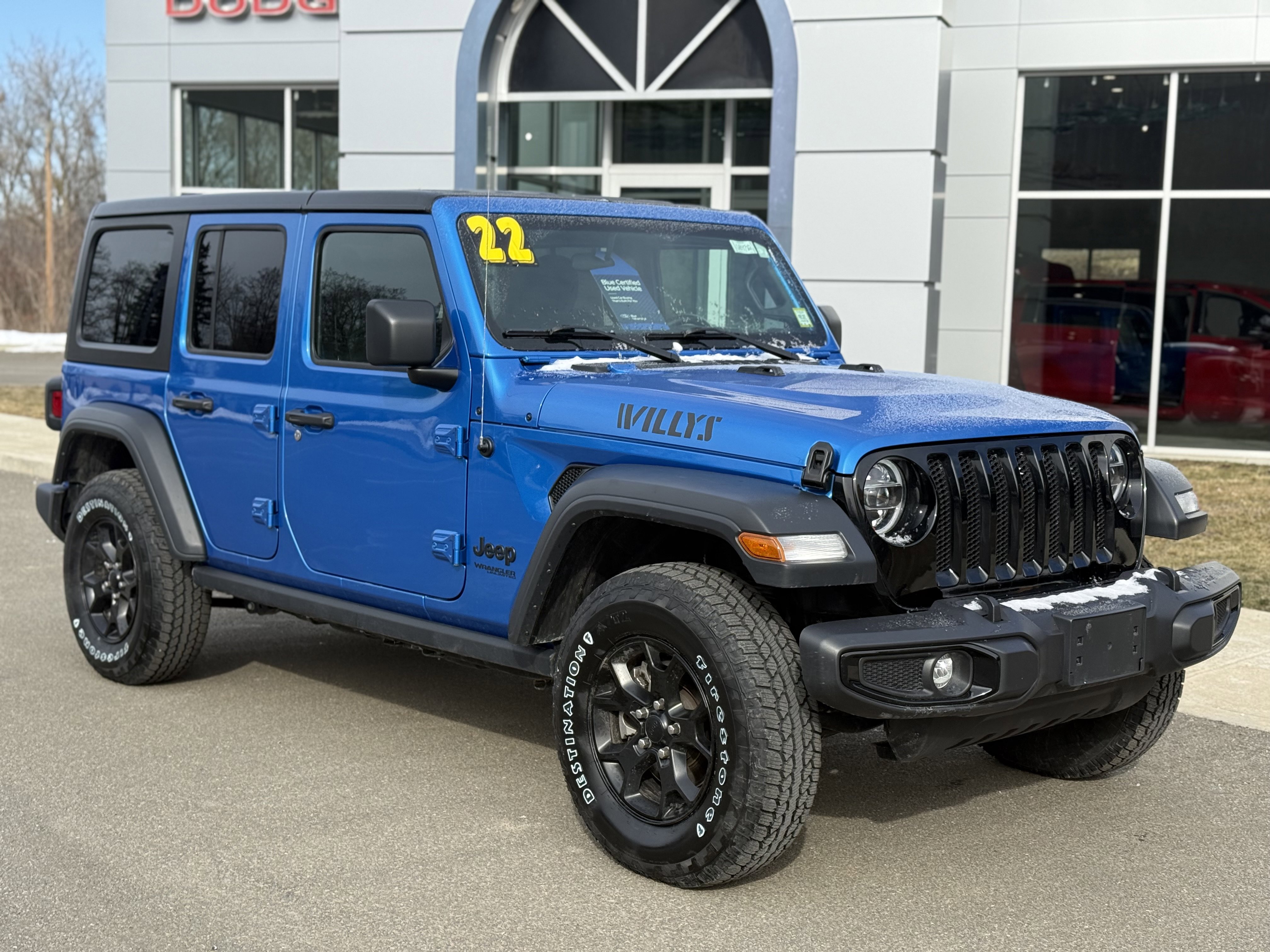 Used 2022 Jeep Wrangler Unlimited Willys