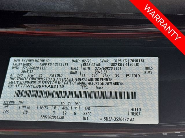 Certified 2023 Ford F150 Lariat w/ Equipment Group 502A High image 33