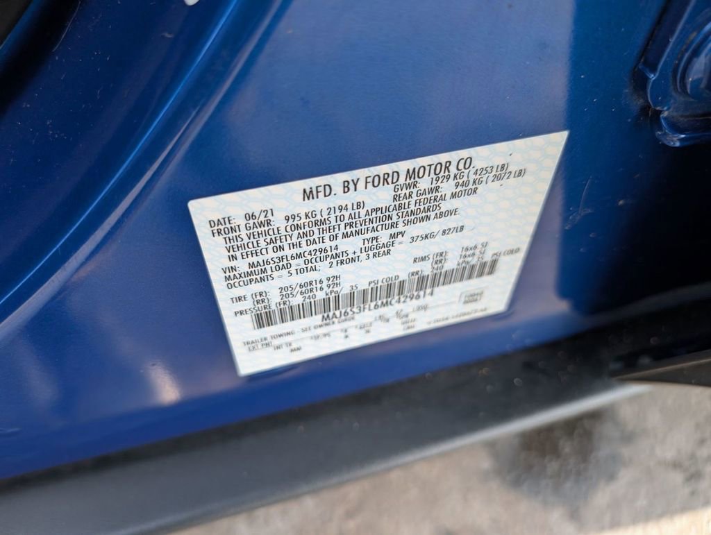 Certified 2021 Ford EcoSport S image 48