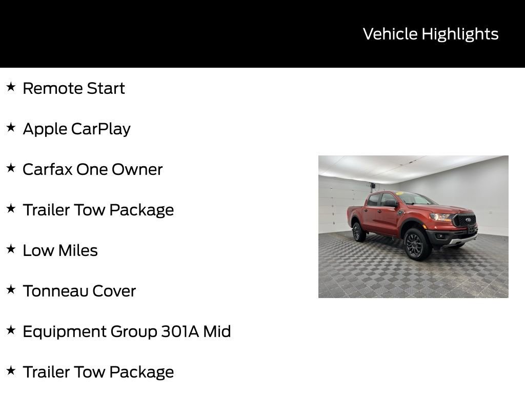 Certified 2023 Ford Ranger XLT w/ Equipment Group 301A Mid image 13
